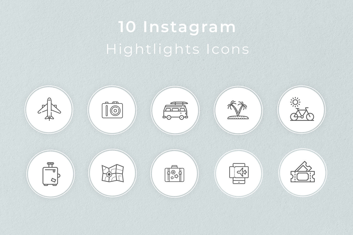 3 Templates Highlights pack for instagram on Behance