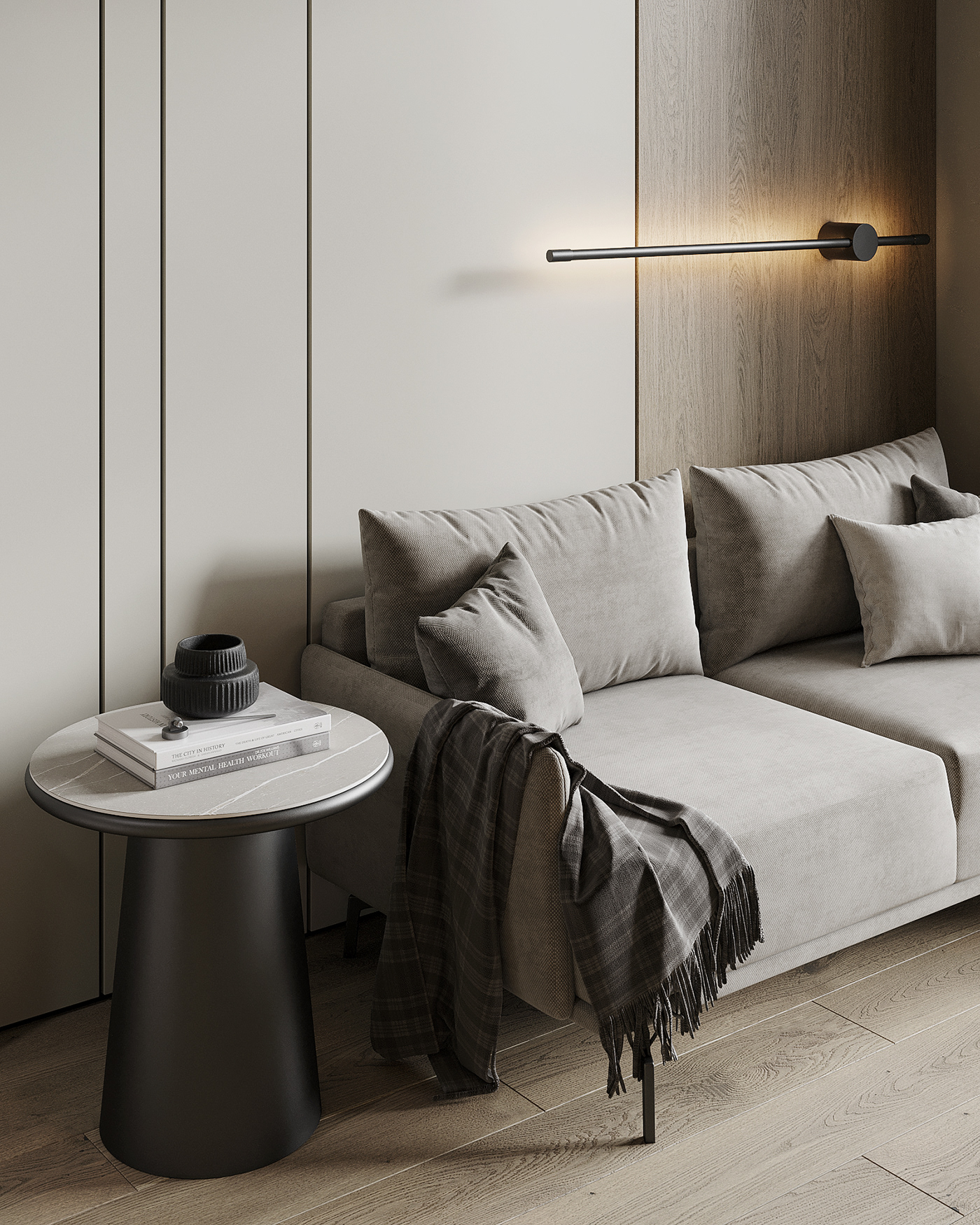 Interior interior design  modern design kitchen bedroom visualization corona CGI Render