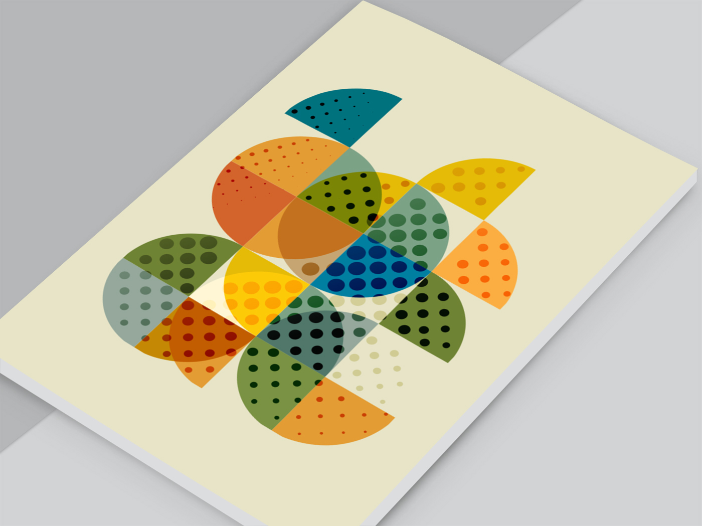 publication design publication  lay lay out pattern circle graphics