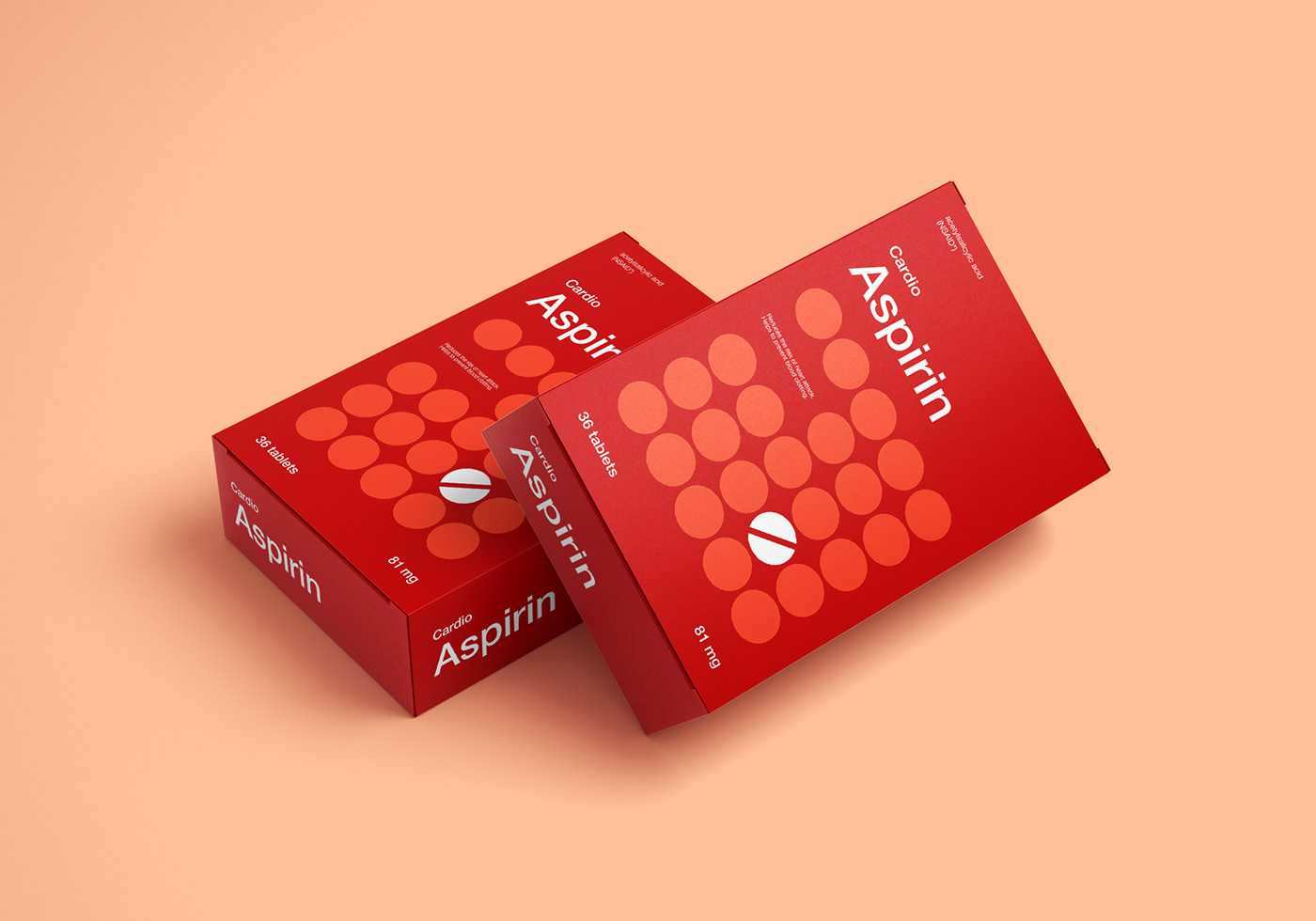 Aspirin bottle branding  graphic design  medicine package Packaging pharmacy pills tablets