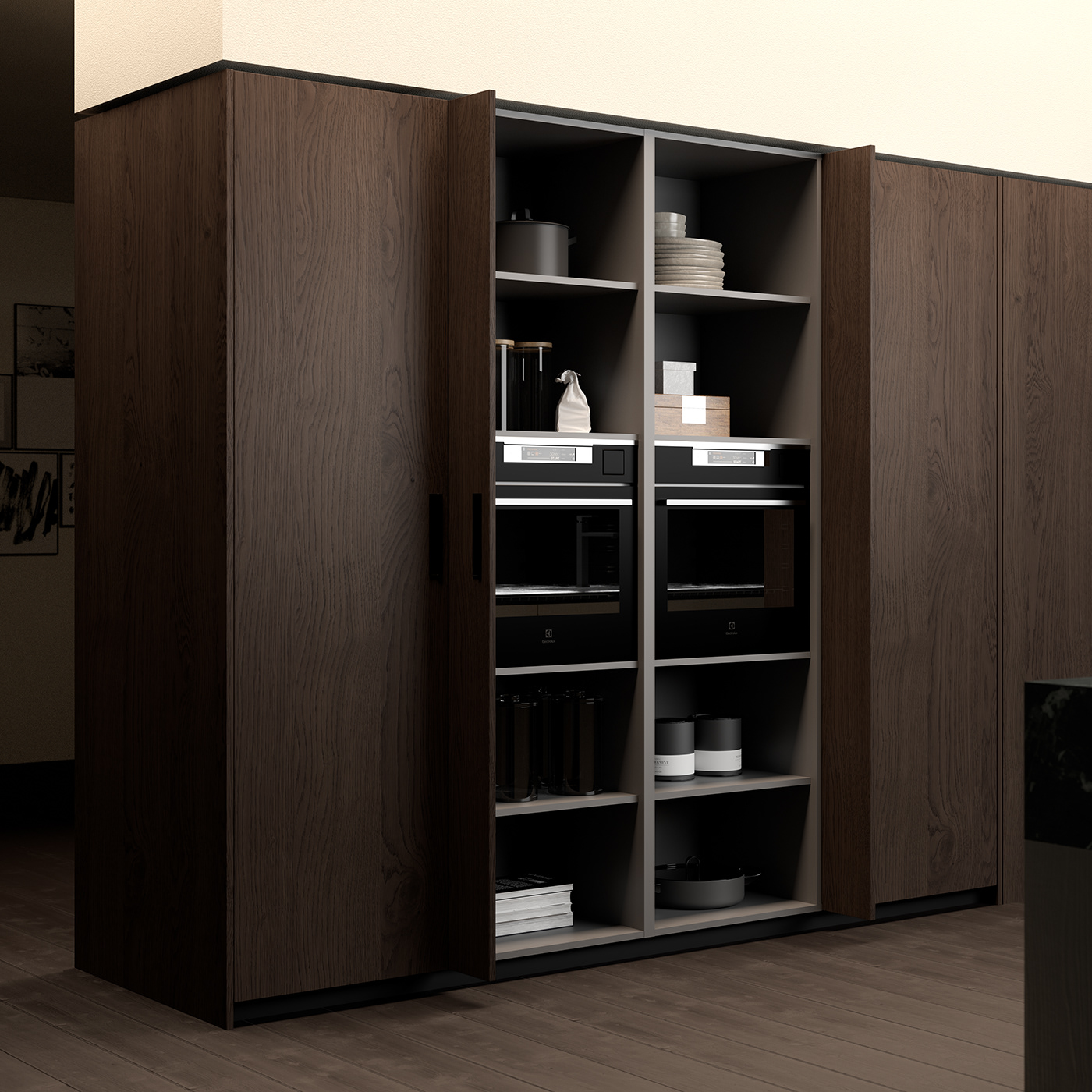 3D Behance design inspiration Interior kitchen maverickrender new 2020 rendering