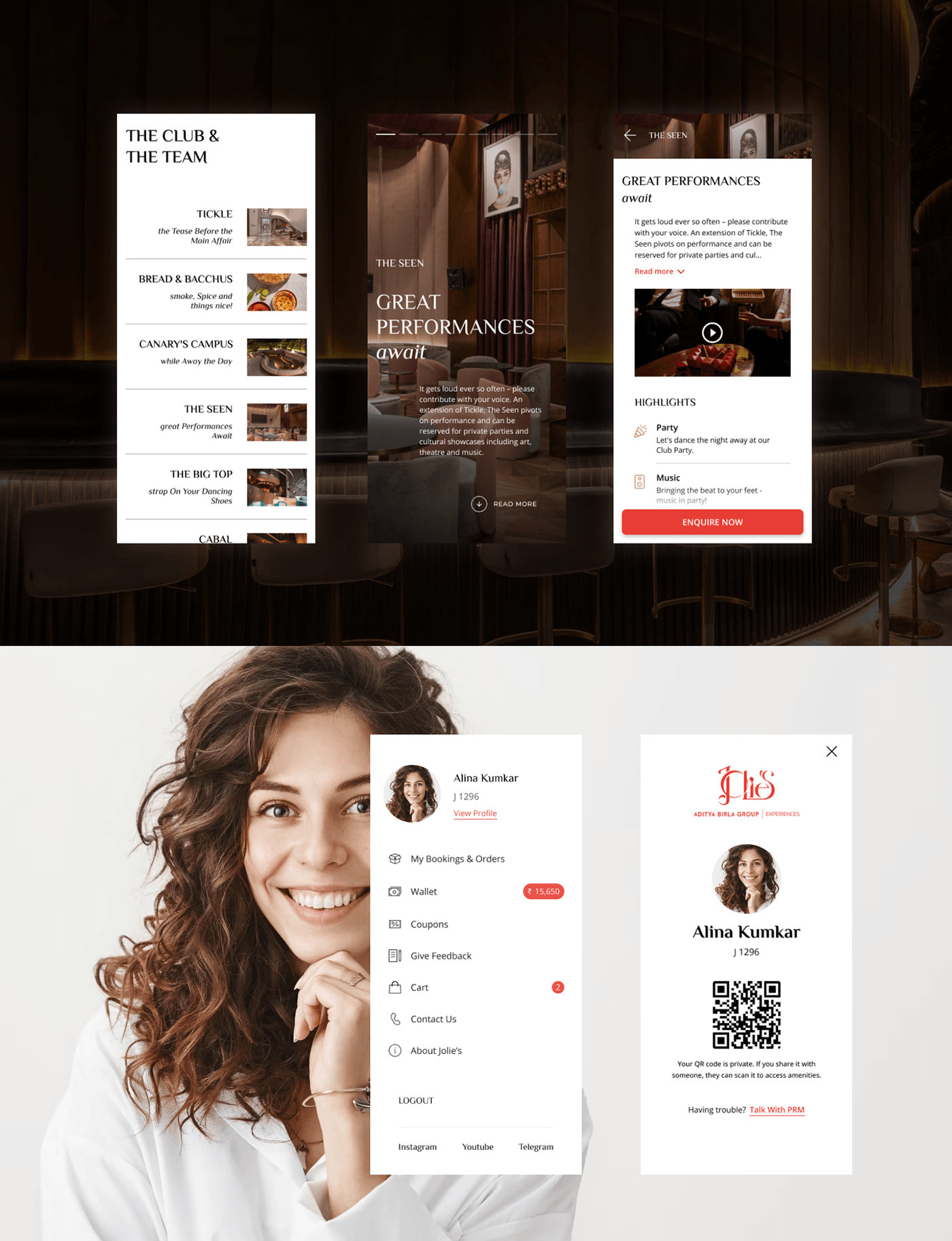 app design UI/UX user interface landing page Figma user experience