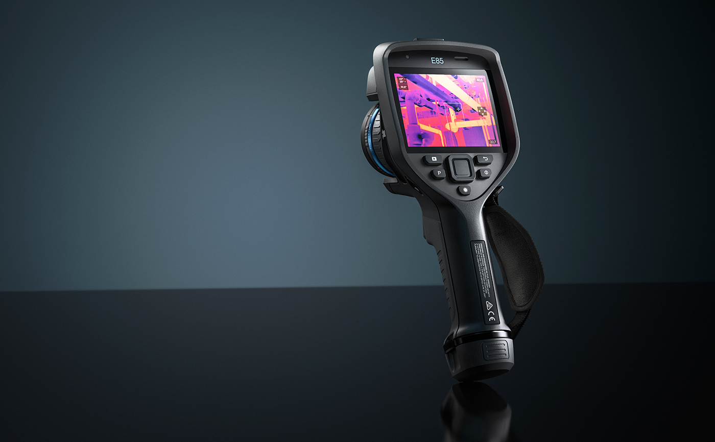CGI retouch productdesign FLIR thermal camera stilllife lighting rendering 3D keyshot