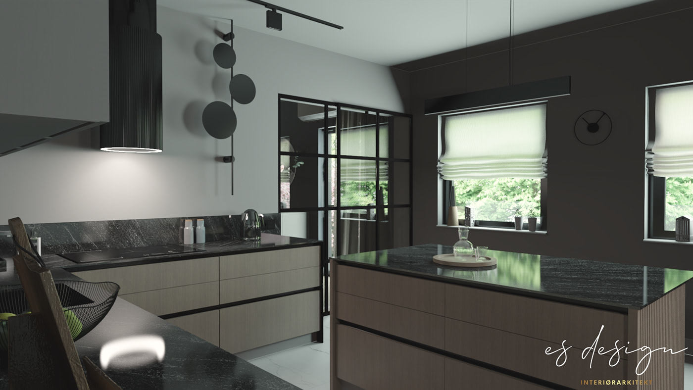3D decor design Interior interior design  modern Render visualization