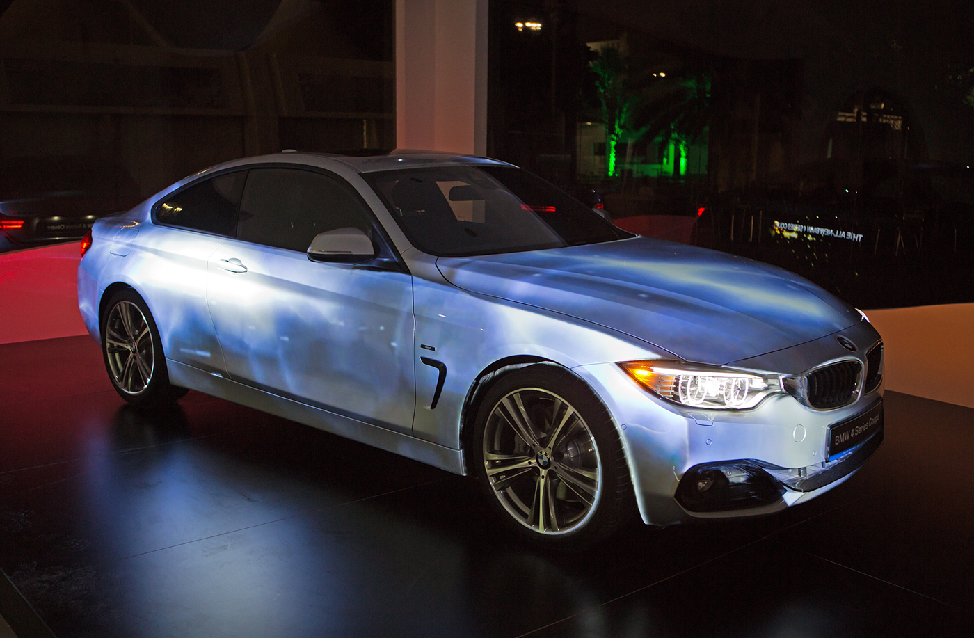 BMW 4Series Mapping projection interactive signature car