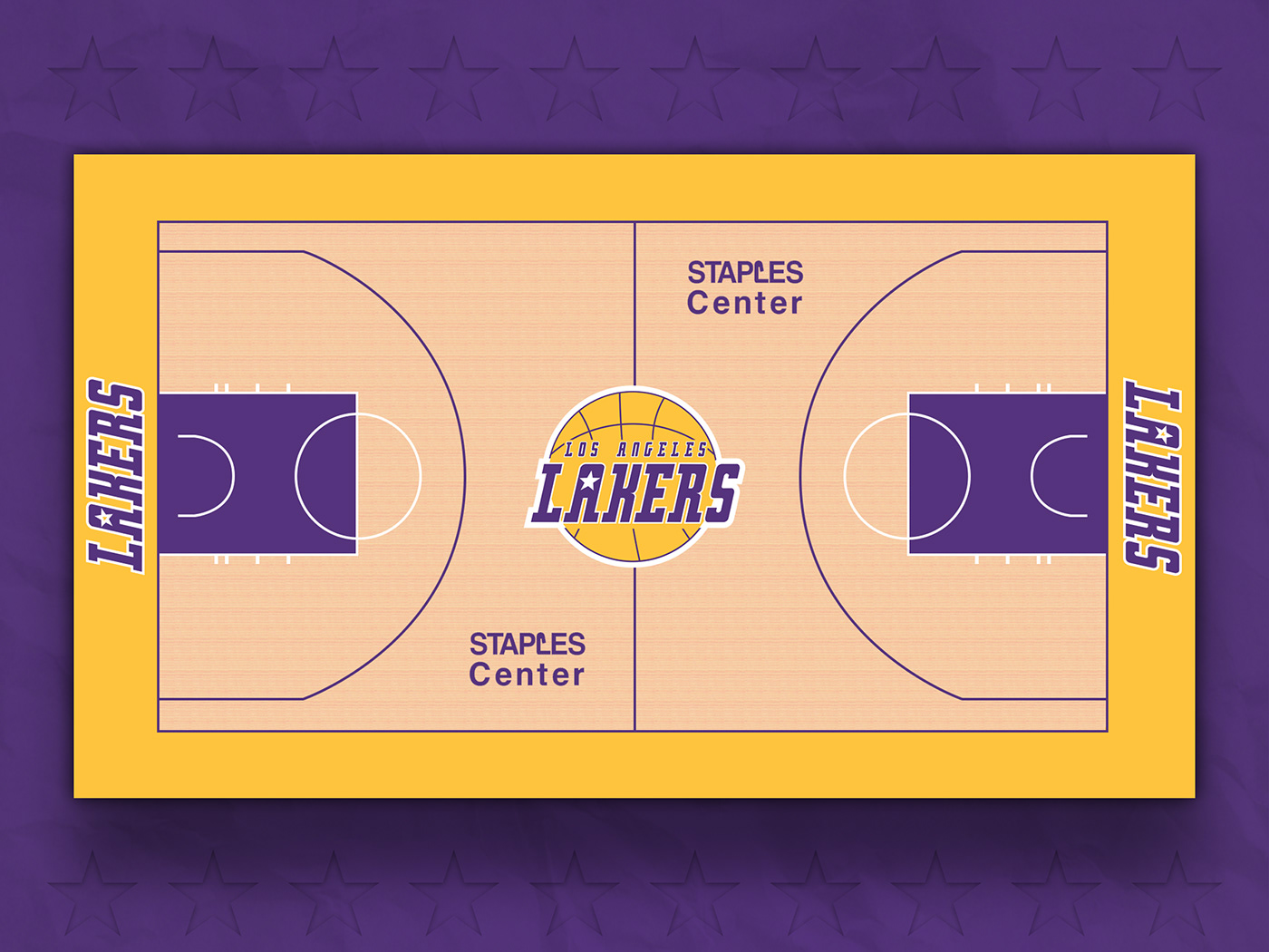 NBA logo Lakers redesign Los Angeles LeBron