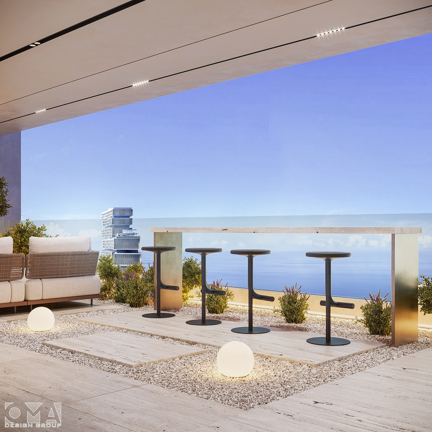 apartment dubai interior design  istanbul jeddah jumeirah luxury Qatar riyadh terrace