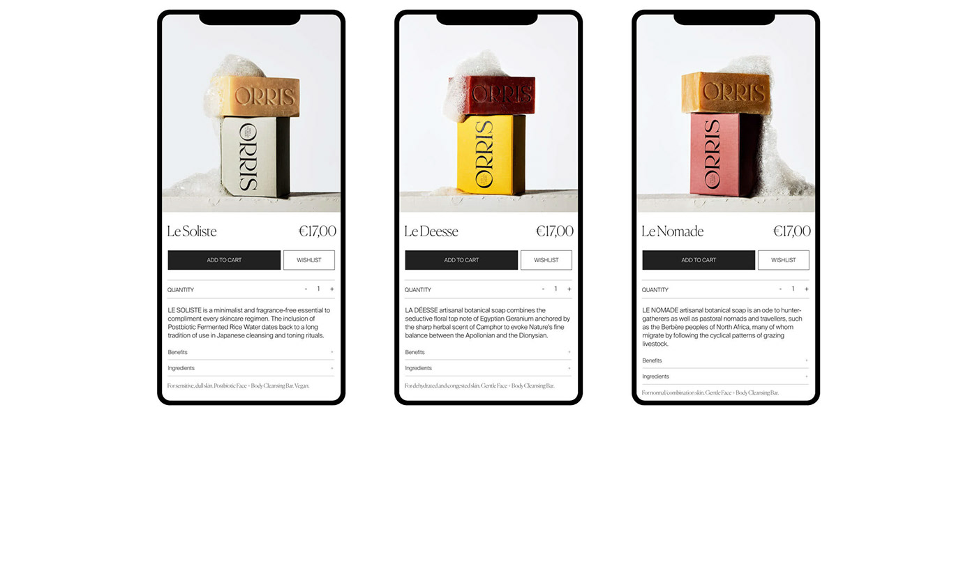 cosmetics e-commerce Ecommerce Fashion  typography   UI ux uxui Webdesign Website
