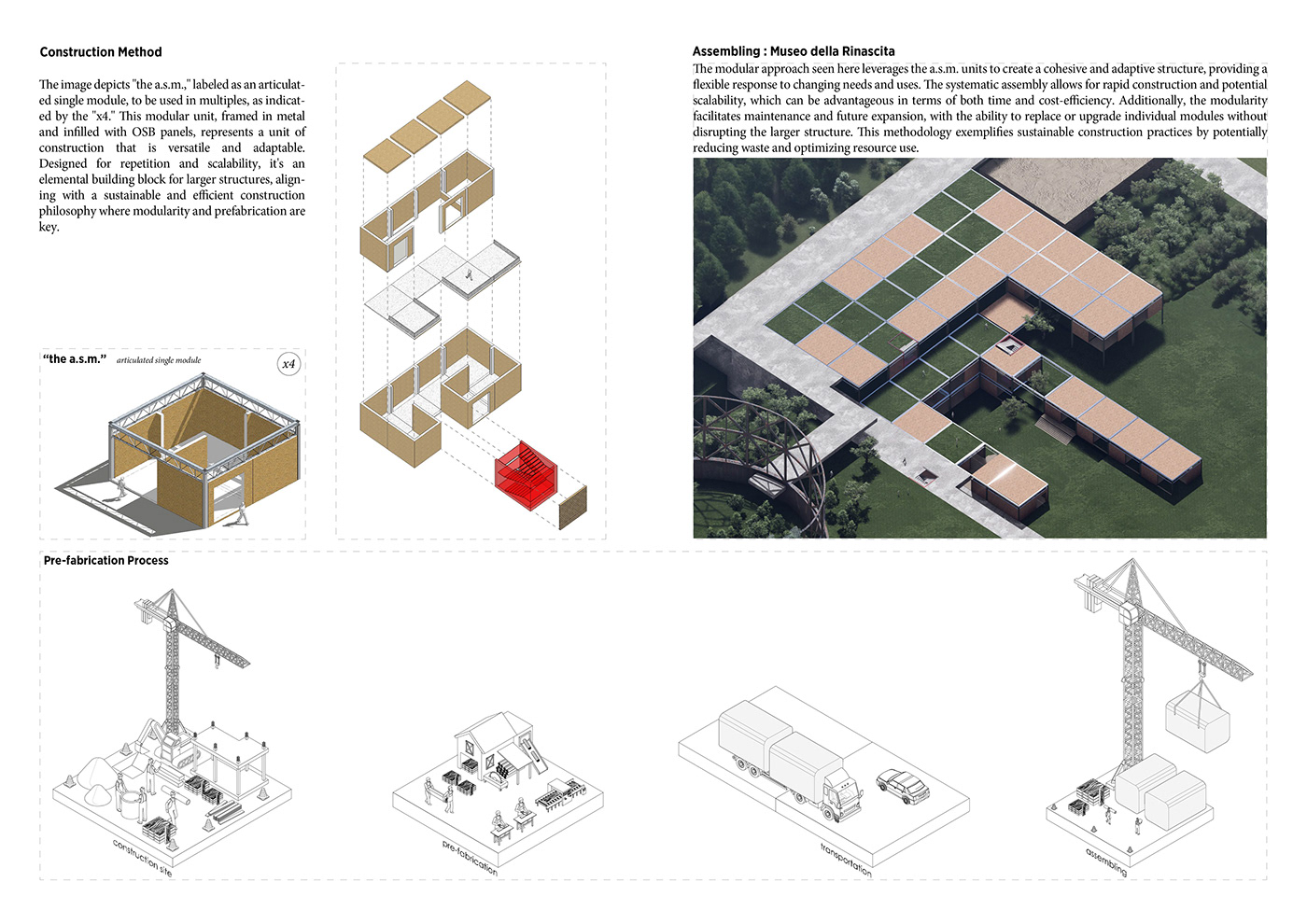 architecture visualization Urban Render bovisa design portfolio steel graphic design  architectural diagram
