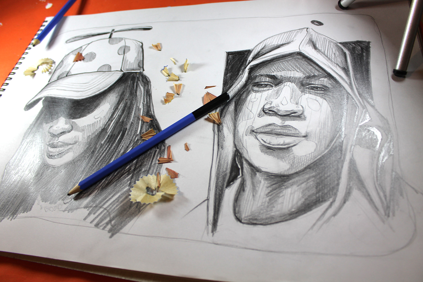 design Drawing  graphic ILLUSTRATION  portrait sketching Style
