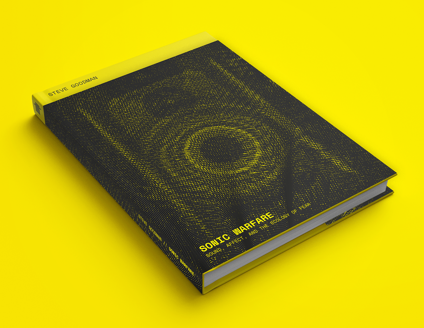 capa de livro design sonic warfare