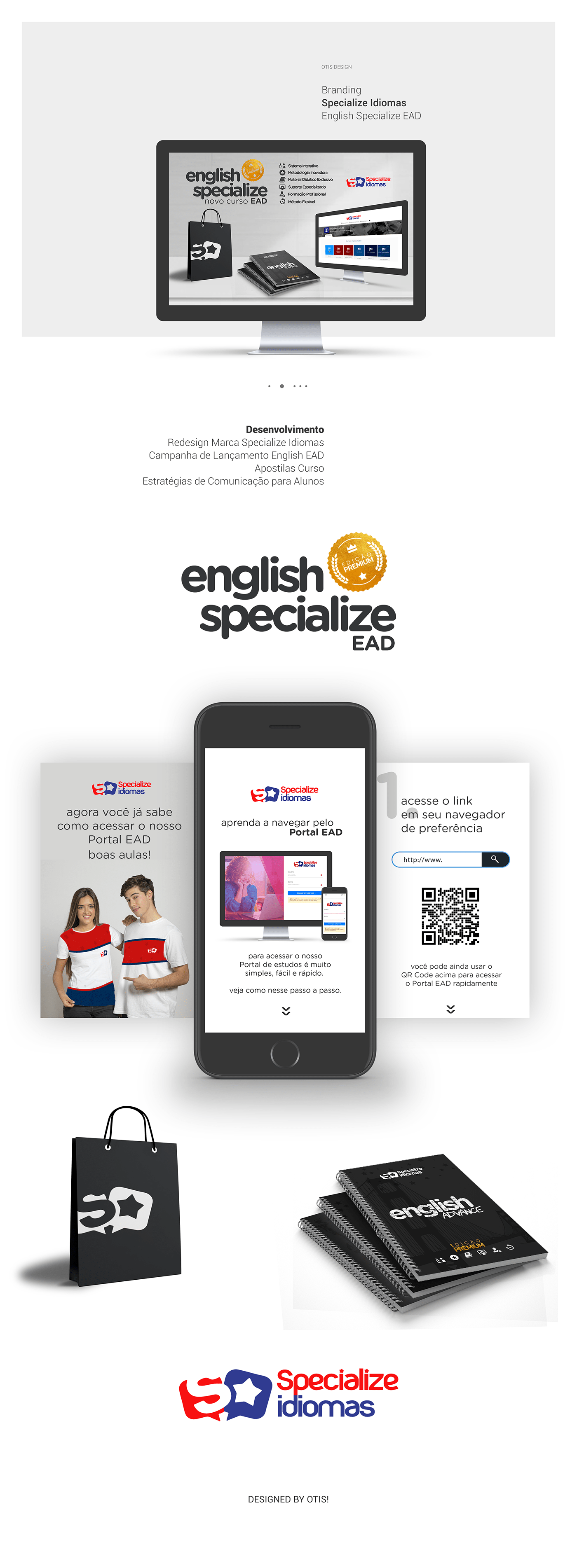 branding  course design digital EAD english school