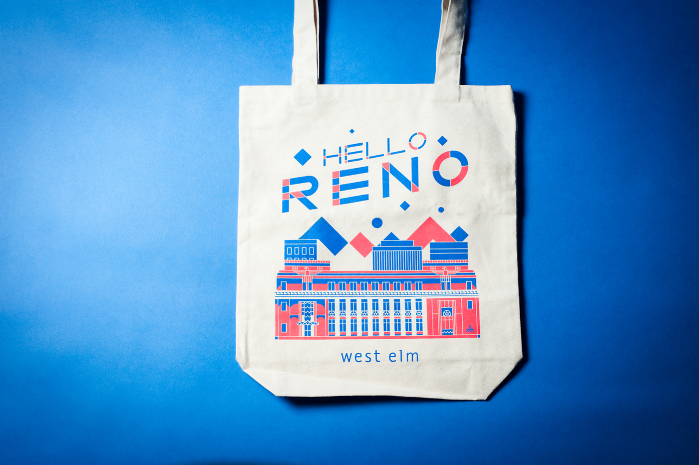 Retail campaign bag Advertising  letterpress limited edition nevada Reno