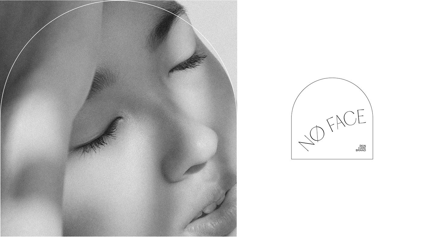 beauty Black&white cosmetics elegant Health logo makeup minimal Packaging product design 