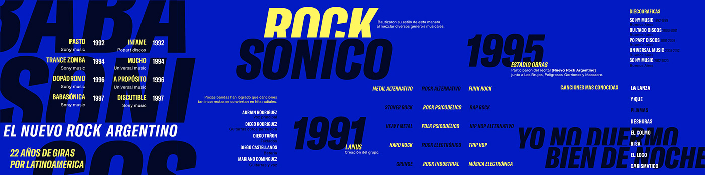 rock tipografia argentina diseño gráfico Rock Nacional