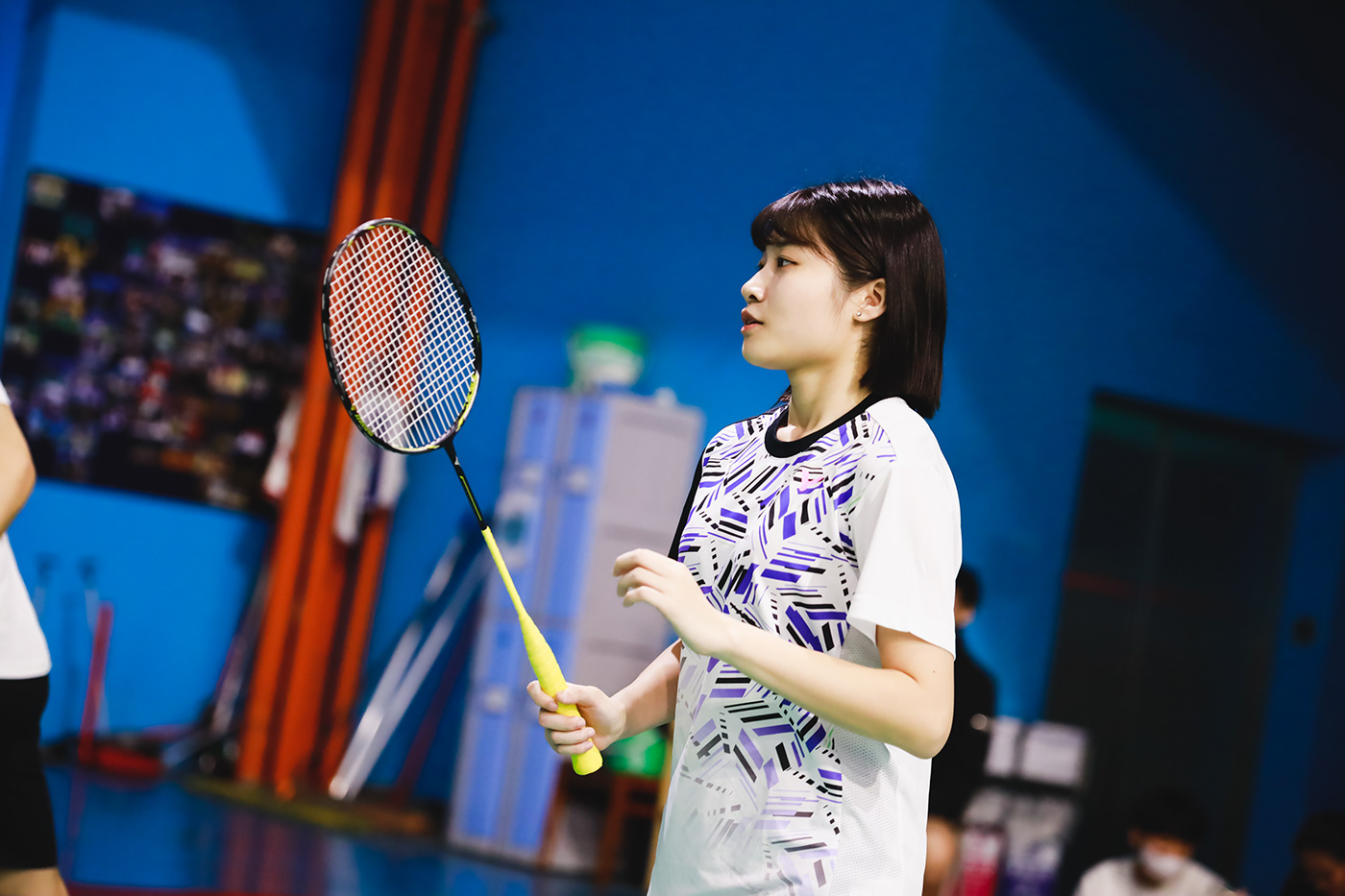 sport badminton Competition マンダラ 치과 Passionate speed athlete
