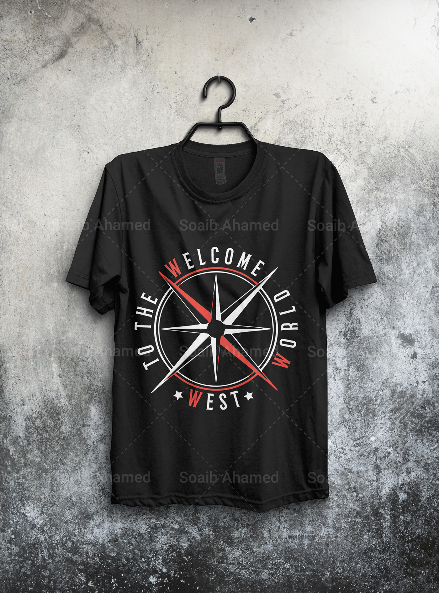 brand compass freemockup Label logo merchandise shirt tshirt tshirtdesign westworld