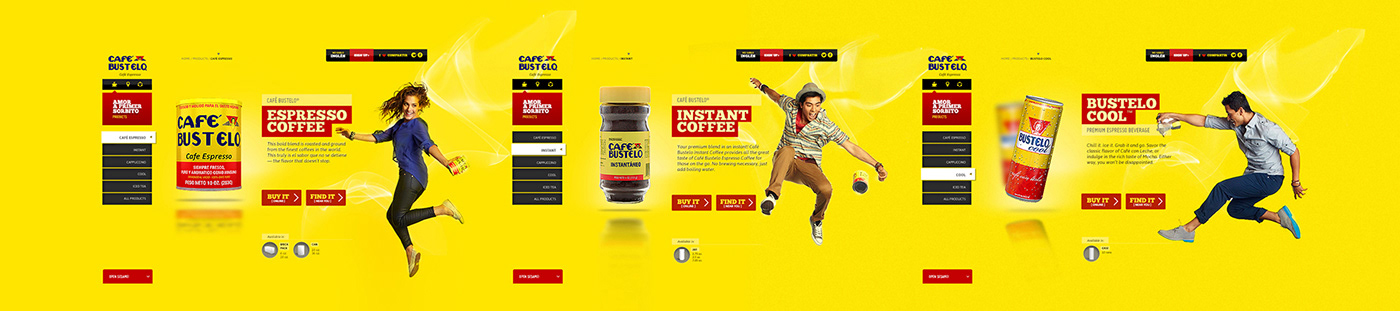 cafe cafe bustelo branding  motion graphics  product development UI/UX