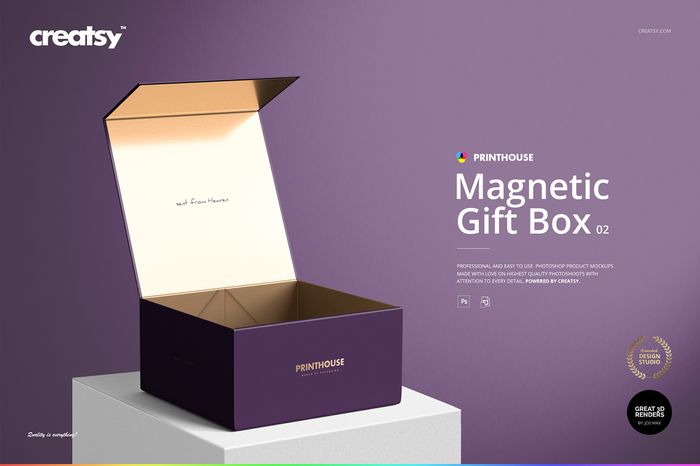 mock-up Mockup mockups template box gift Magnetic Promotional Packaging boxes