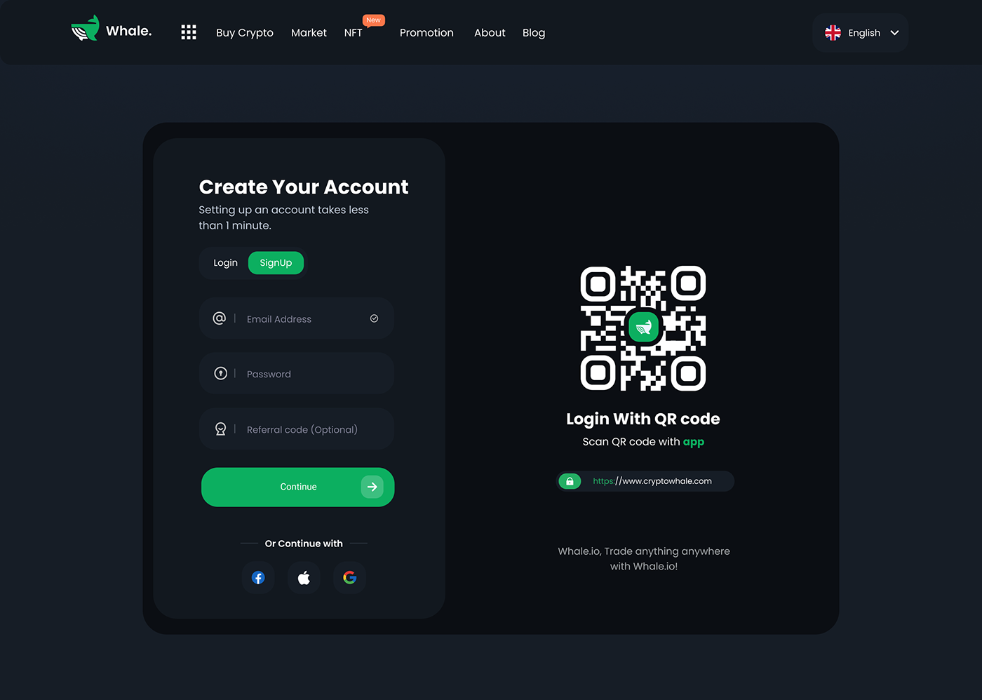 crypto nft dashboard Whale finance SAAS web3 bitcoin credit card payment