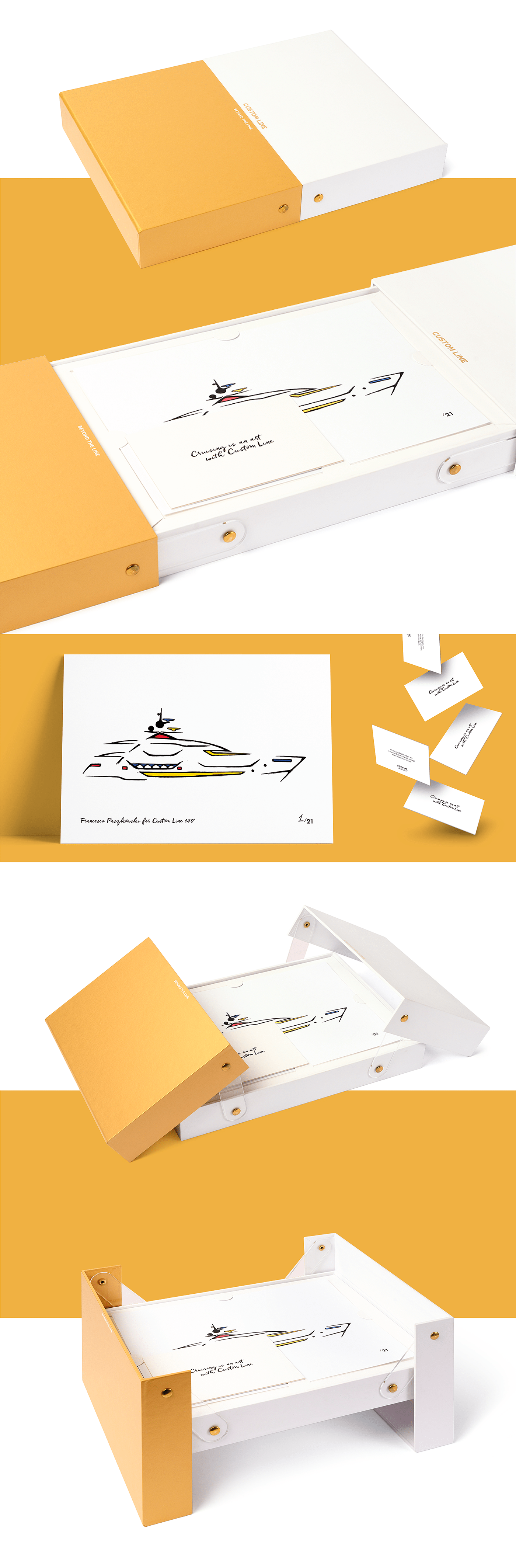 art direction  branding  design gift graphic design  pack design Packaging yacht inspire
