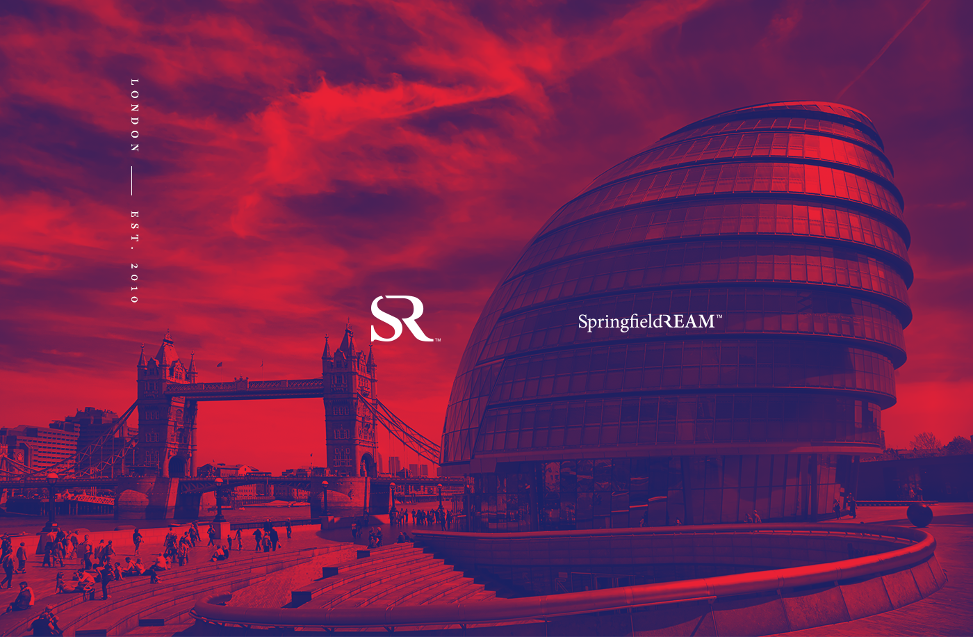 Real Estate Asset Management identity Logotype Springfield UK London tajfazon