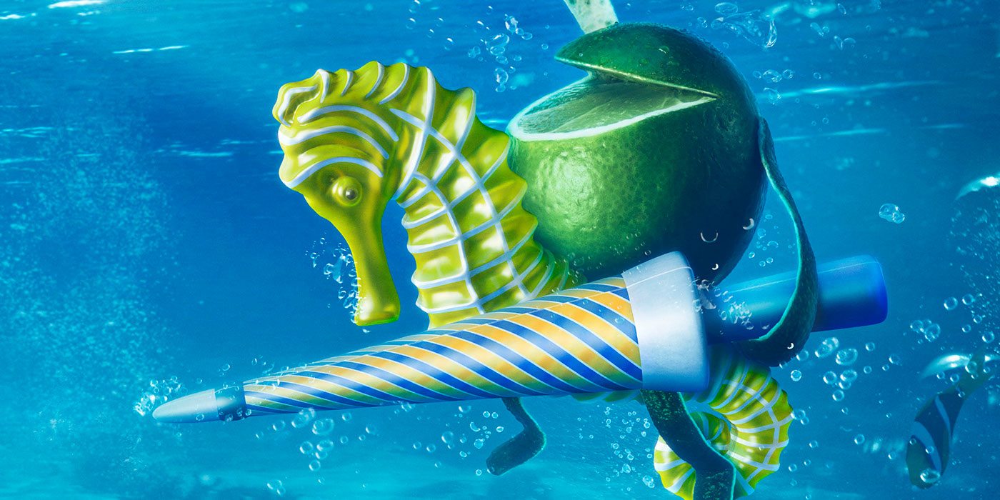 3D summer pepsi Twist Ocean sea