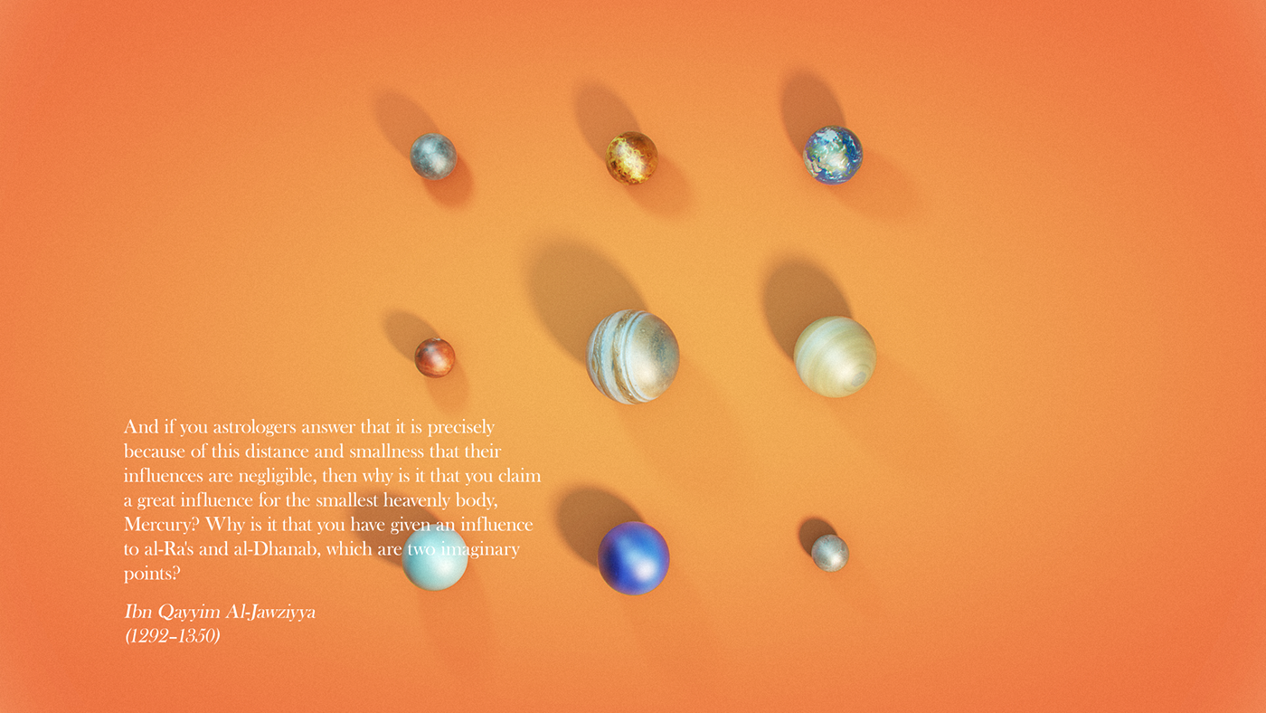 cinema4d after effects 3D Space  Planets Astrology design ILLUSTRATION  Digital Art  Advertising 