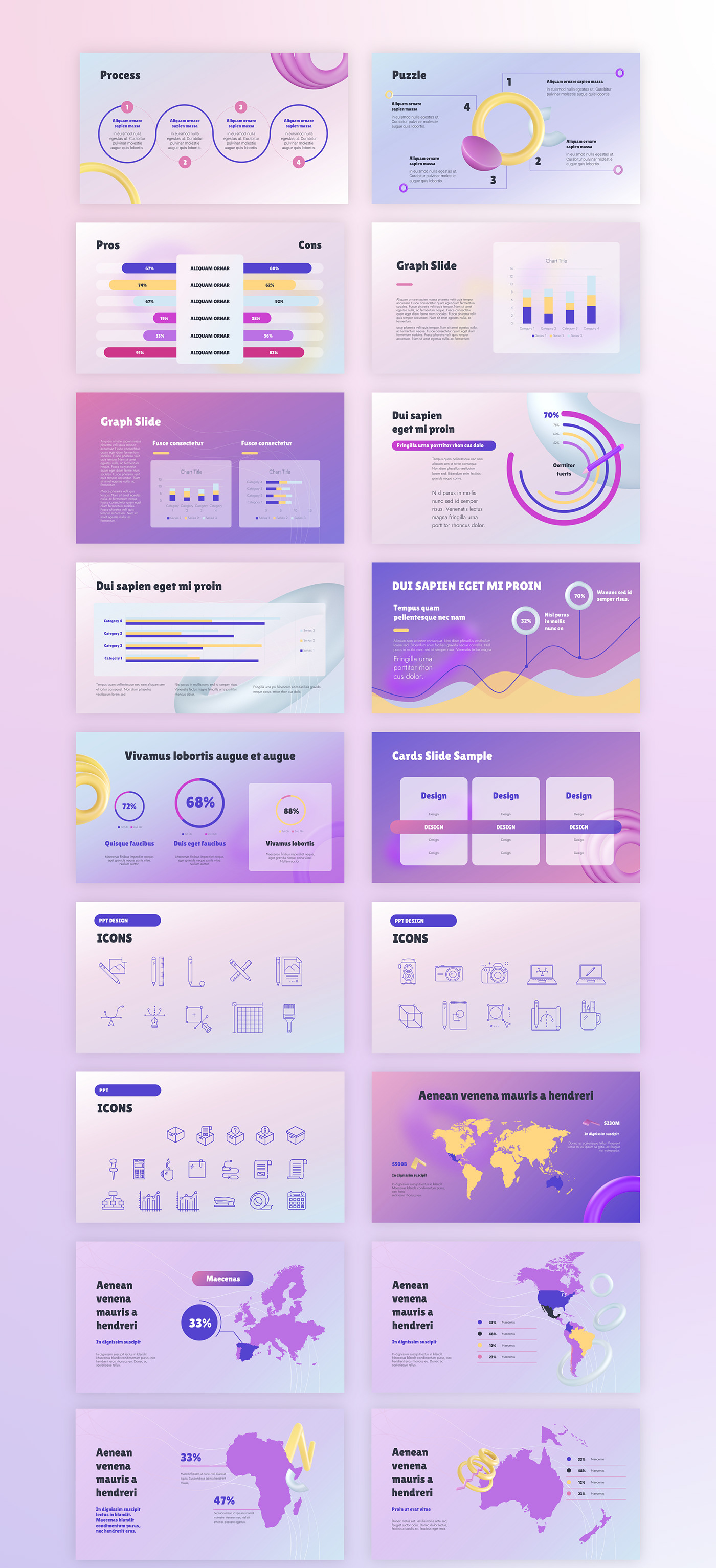 Keynote Powerpoint presentation template 3D animation  materials Render PPT free