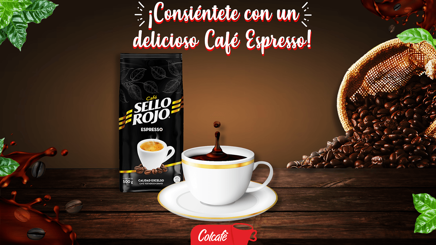 branding  Campaña COLCAFE diseño gráfico Coffee cafe
