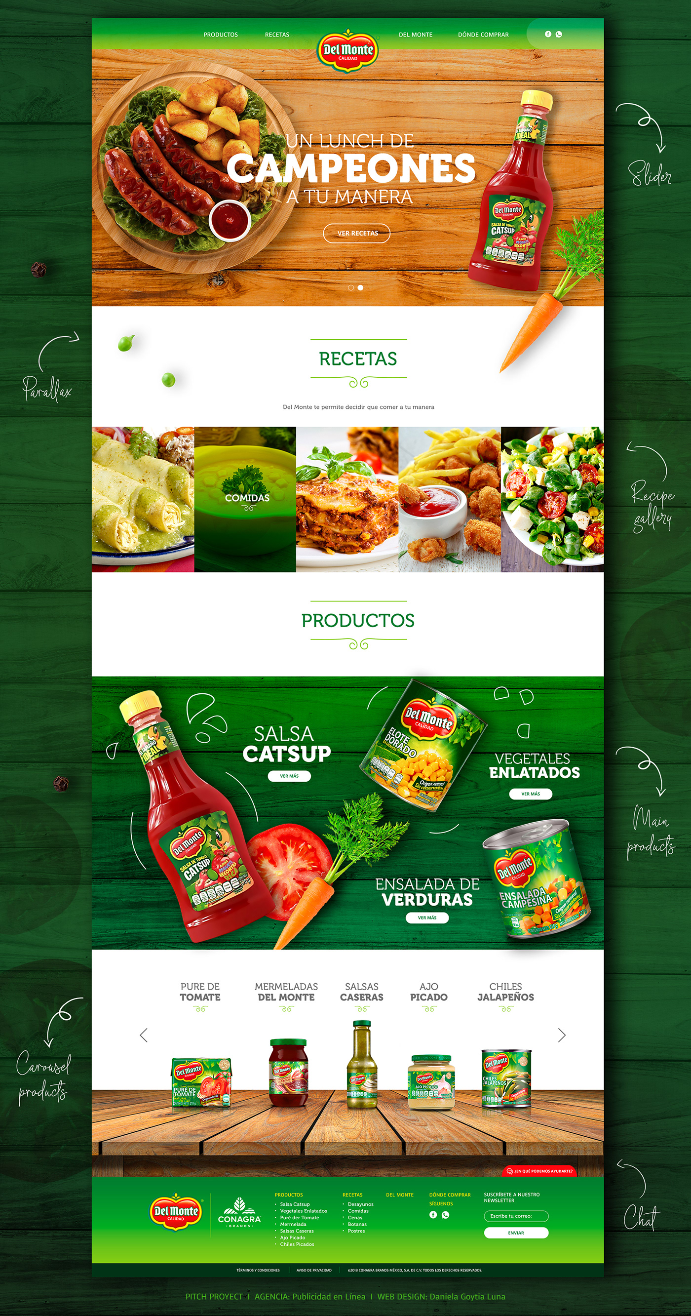 Web Design  Website UI/UX Food  Diseño web user experience web ui-ux digital design graphic design  homepage