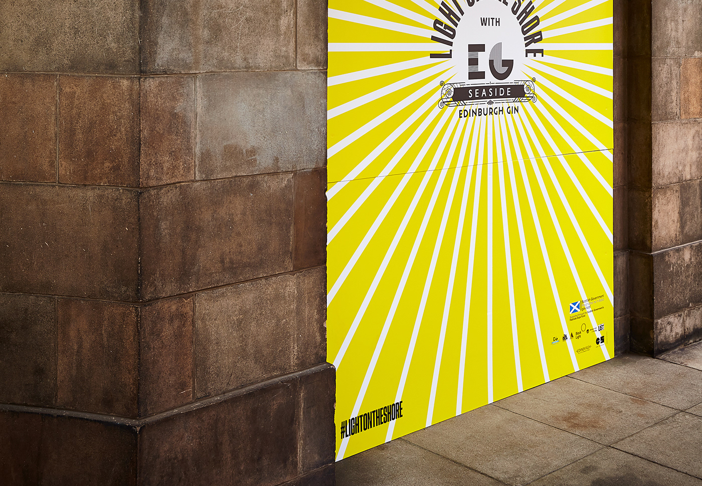 festival music edinburgh typography   animation  scotland yellow brand identity light