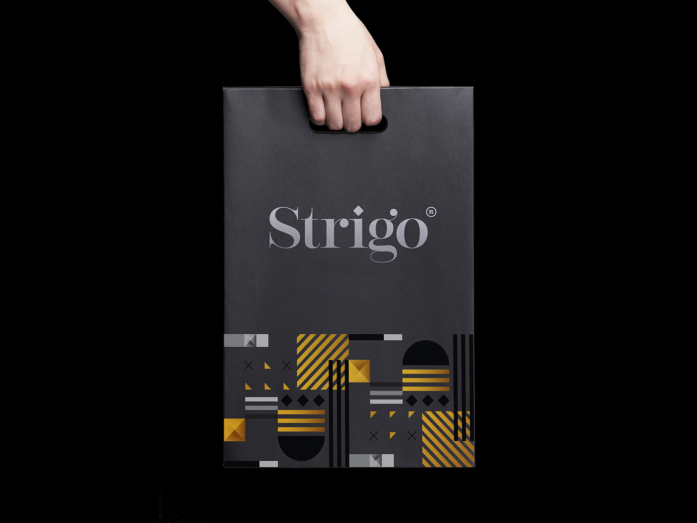 strigo editorial brand symbol hoot owl apparel Clothing Interior store mexico Mockup Render 3D trendy