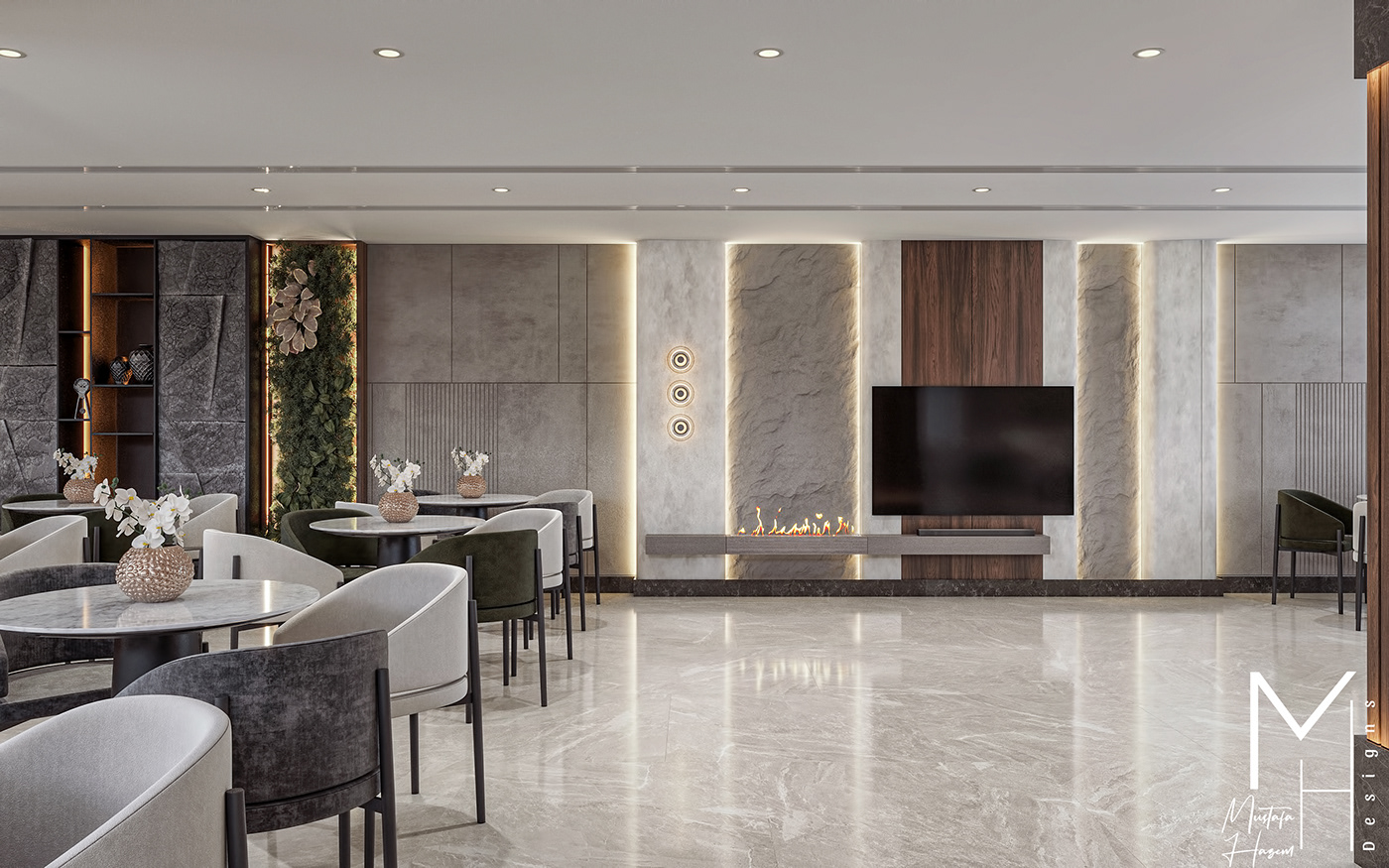 hotel reception luxury Style visualization Lobby interior design  Interior design modern