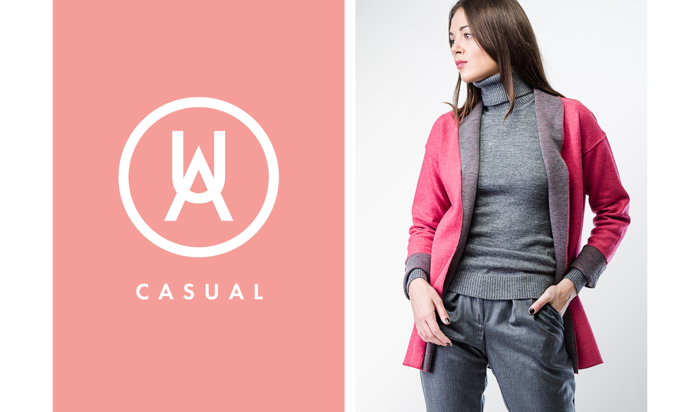 graphic design  brand identity casual women clothing