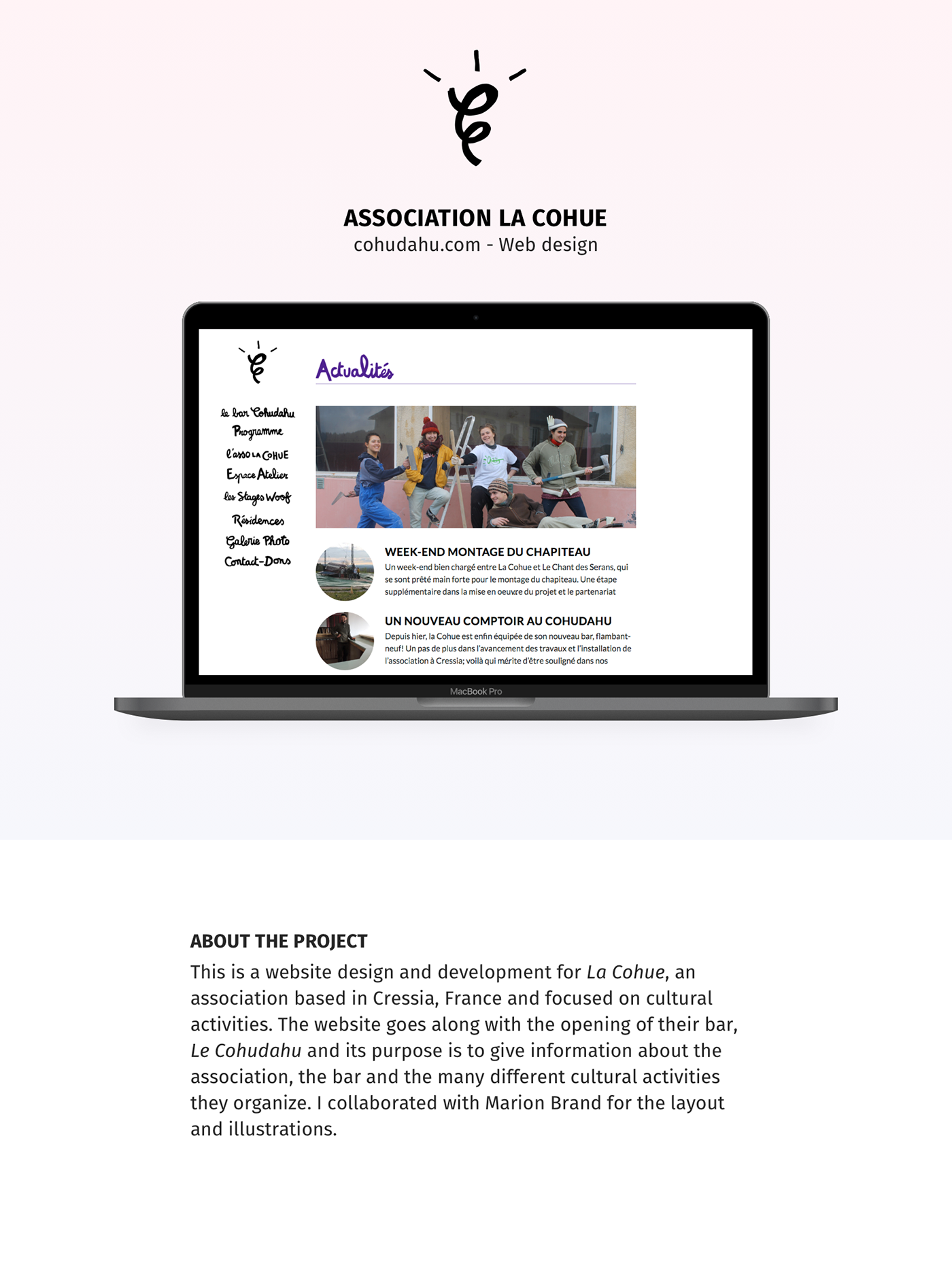 Webdesign ux UI wordpress Association bar restaurant mobile Responsive Web