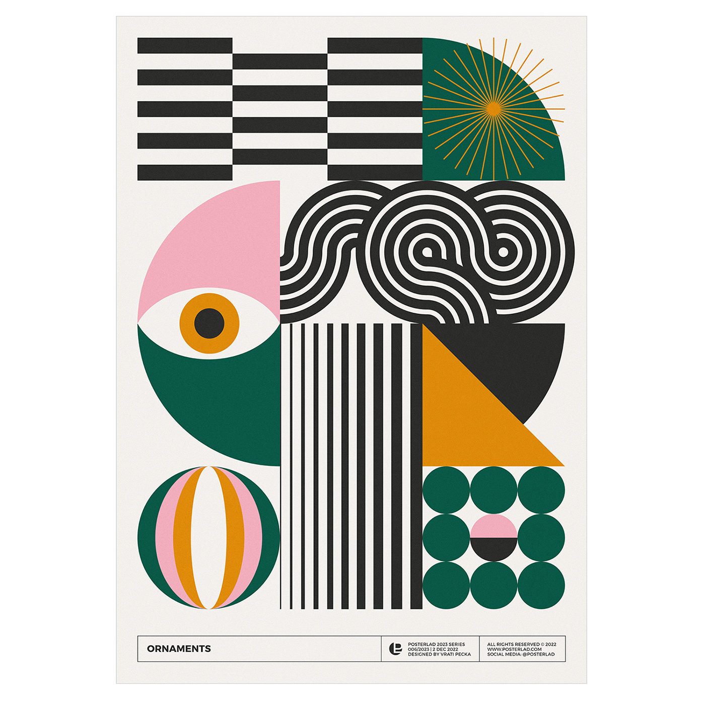abstract adobe illustrator bauhaus design Digital Art  geometric Minimalism minimalist Poster Design vector