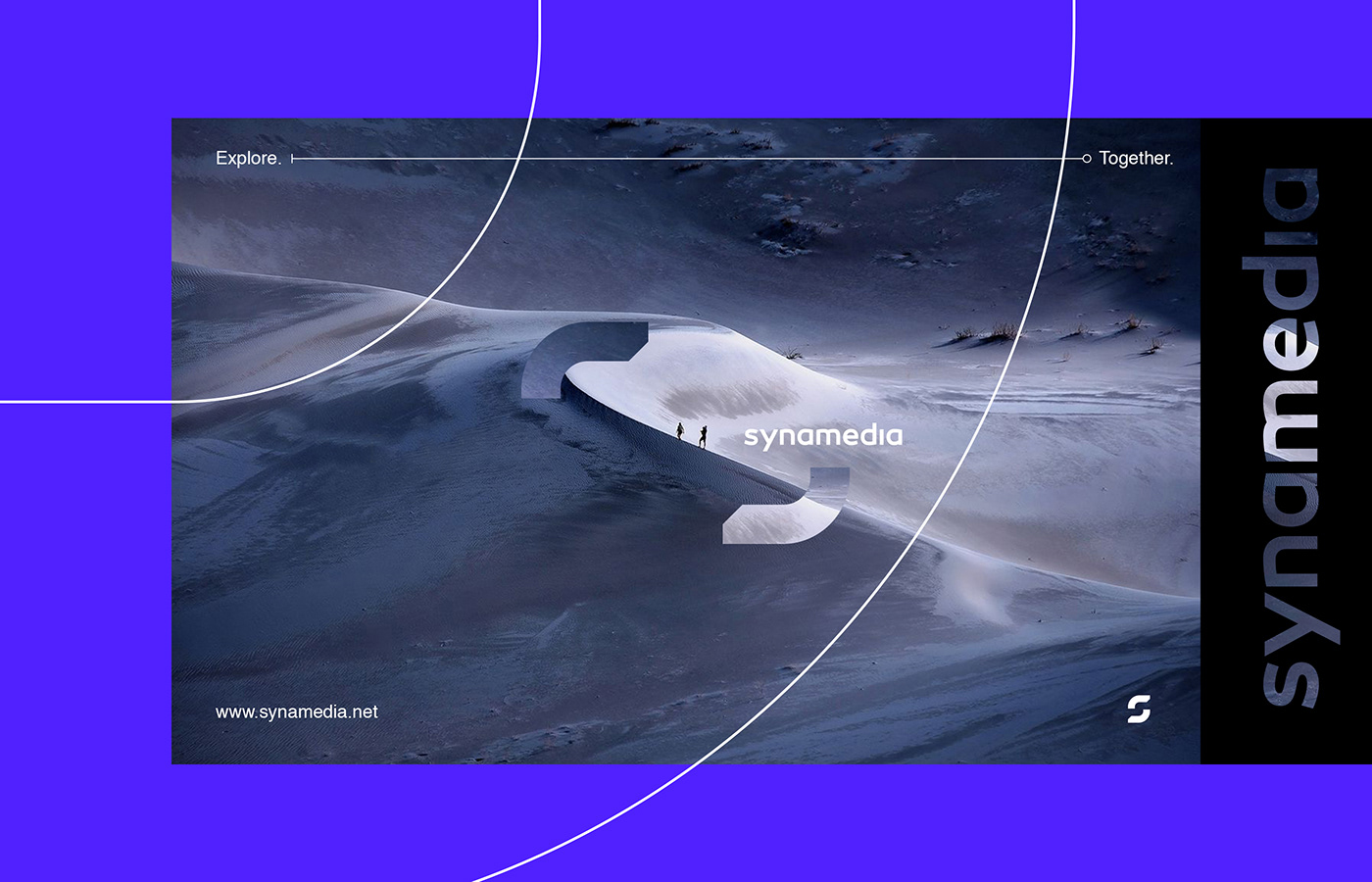 satellite Orbit Space  Technology branding  visual identity system network future develop