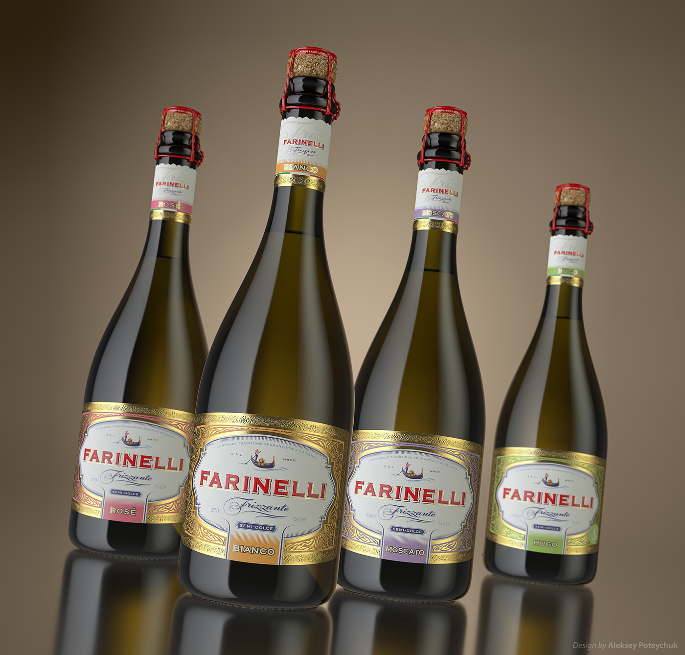 label design gondolier brand identity Label Logo Design packaging design sparkling wine wine beverage Spirits