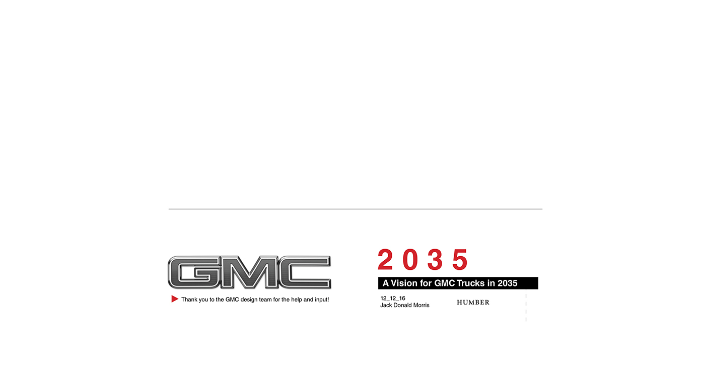 automotivedesign gmc Truck Transportationdsign graphicdesign rendering DegreeProject industrialdesign cardesign modular