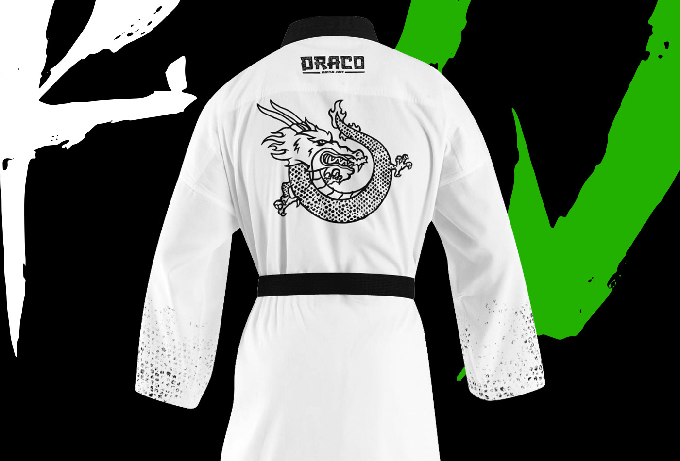 branding  dragon Martial Arts fight DOJO akido BJJ muay thai arnis japan