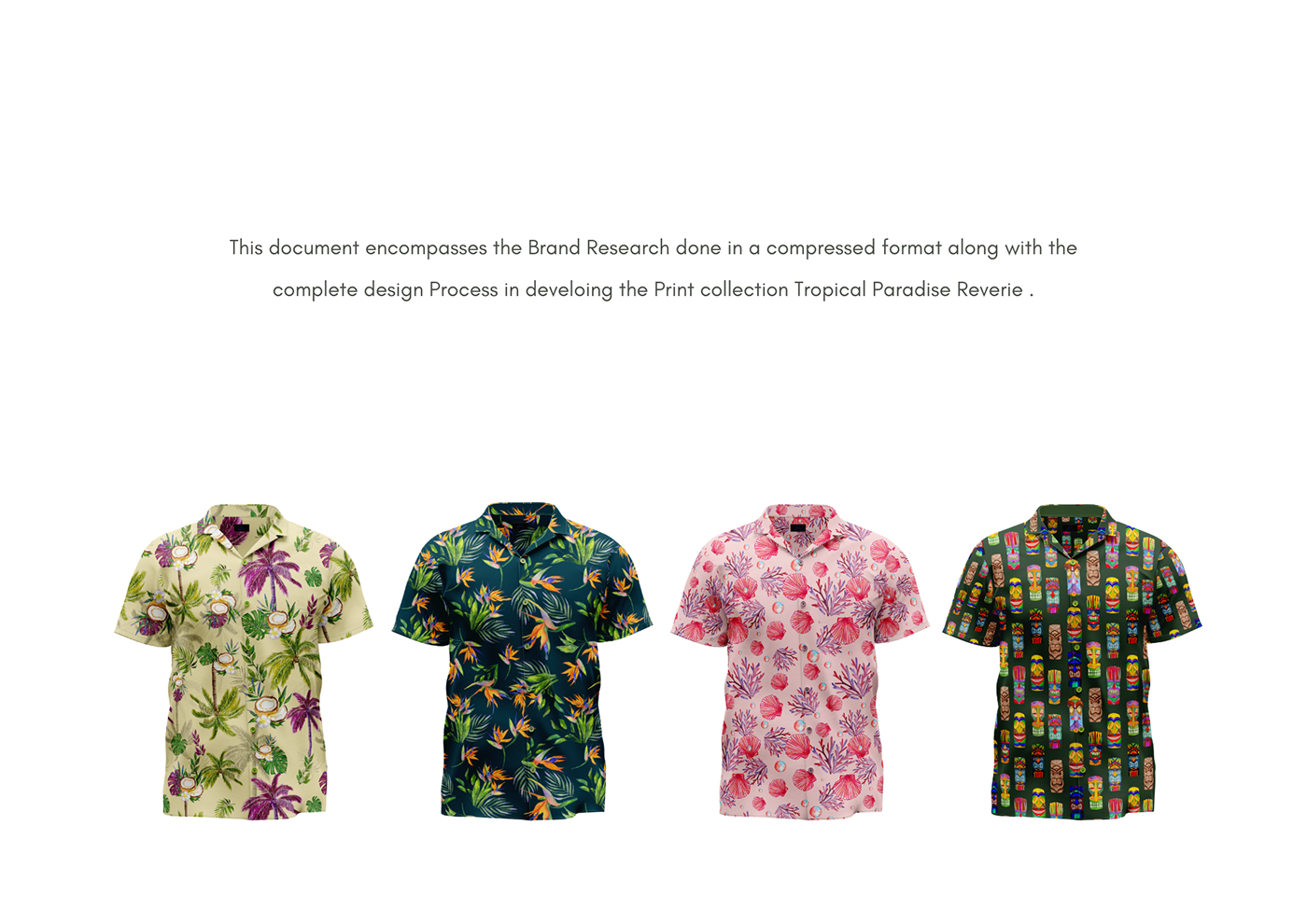 textile design  print design  pattern fabric design apparel BEACHWEAR Tropical Design watercolour art