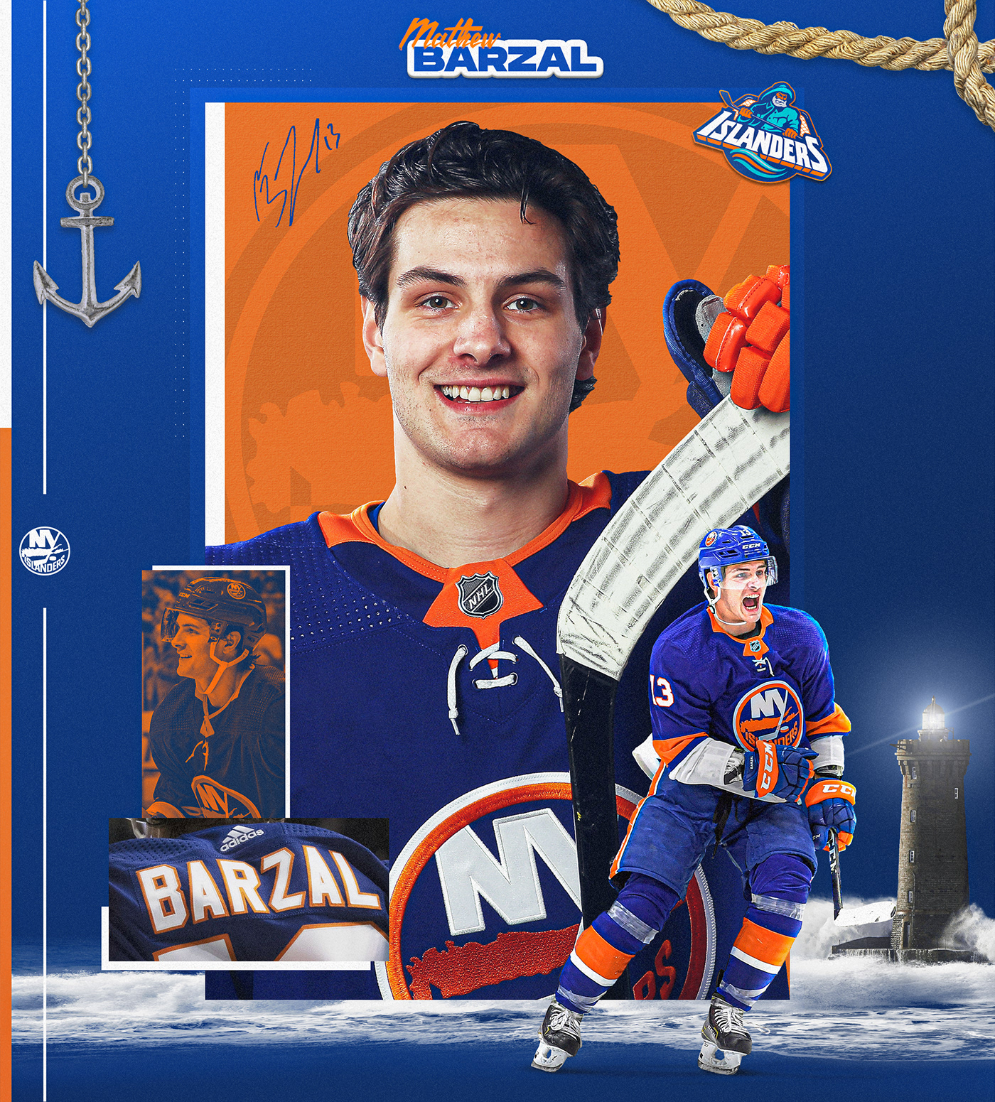 hockey ice hockey New York New York Islanders NHL SMSports sports Sports Design