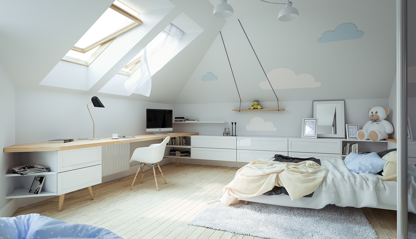 design interior design  childroom corona render  3dsmax visualisation CGI