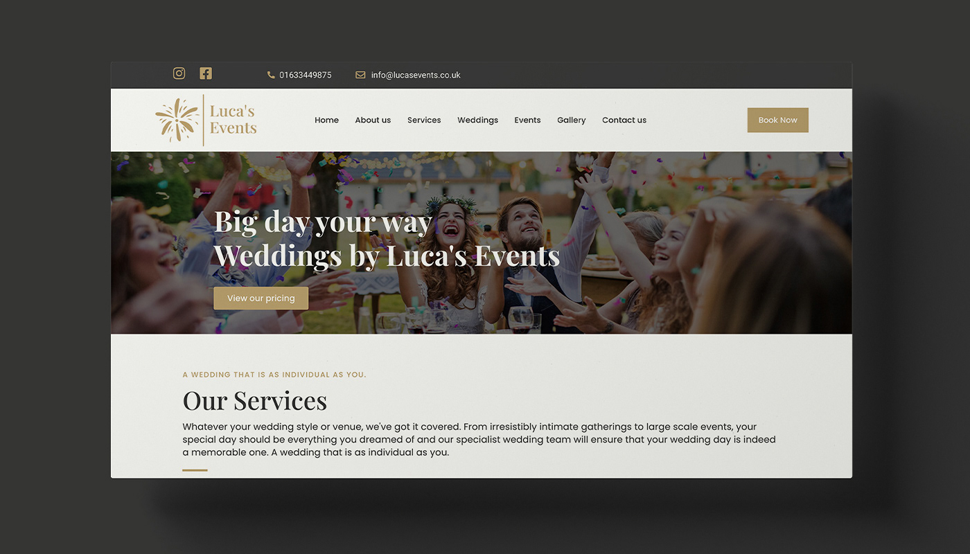 catering Event Food  graphic design  marketing   visual identity Web Web Design  Website wordpress