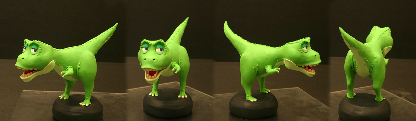 dinosaurs Plasticine clay animation  monster tyrannosaurus sketch