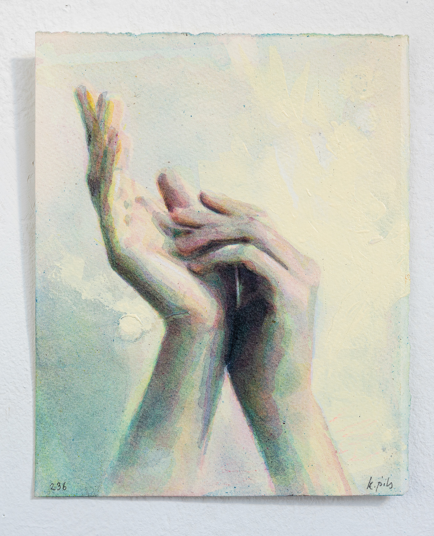 hand hands watercolor artwork Drawing  painting   atmospheric symbolic