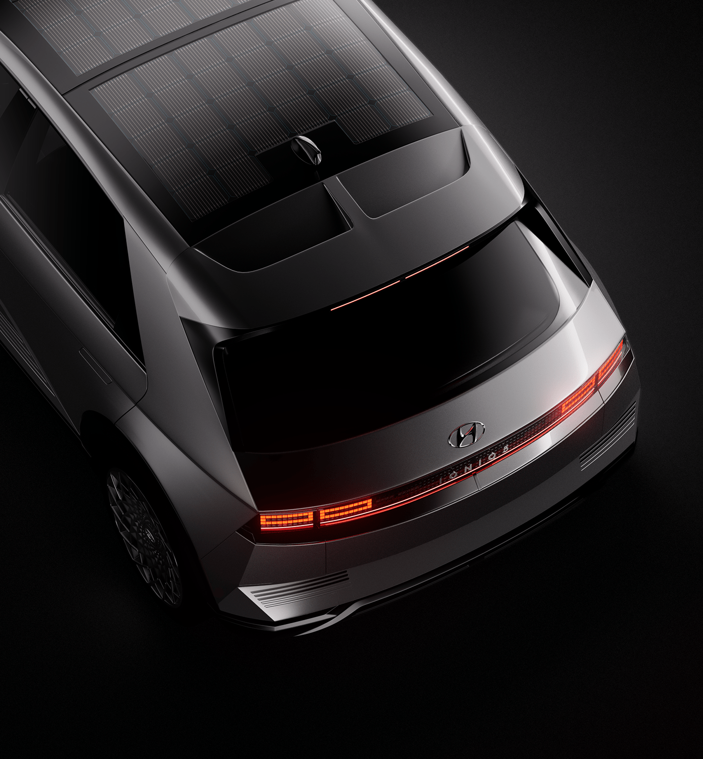 3D 3d car automobile automotive   car car render CGI Hyundai ioniq Vehicle