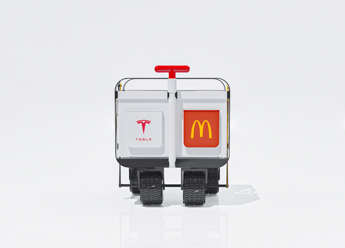 Collapsible wagon 3D vray Rhino 3D product design  industrial design idea