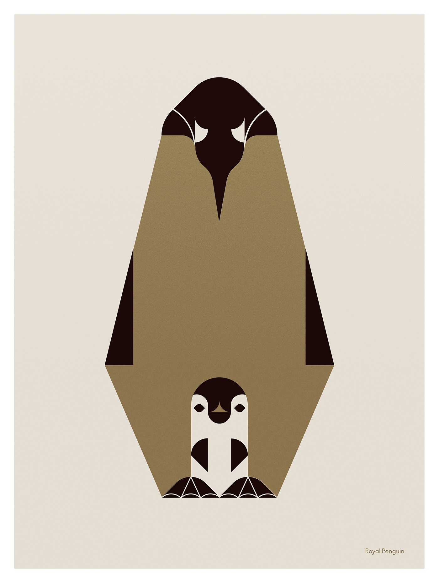 Geometric animals, poster series from Studio Soleil, that created for a various of projects. Penguin